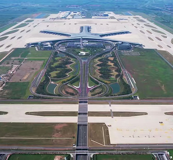 山東青島膠東國(guó)際機(jī)場(chǎng)高速連接線鋼梁橋防腐項(xiàng)目